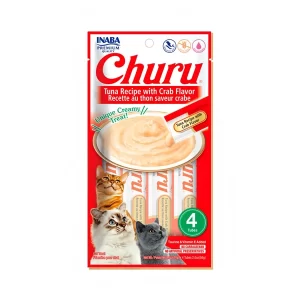 Churu gato Atún con Cangrejo