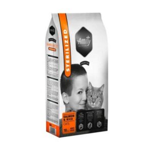 Amity Premium Salmón Gato Esterilizado 10 kg
