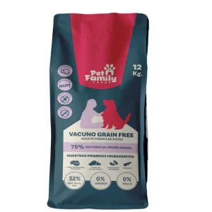 pet family grain free adulto 12 kg