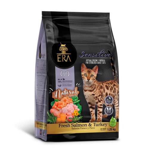 ERA Gato Esterilizado Grain Free Salmon And Turkey